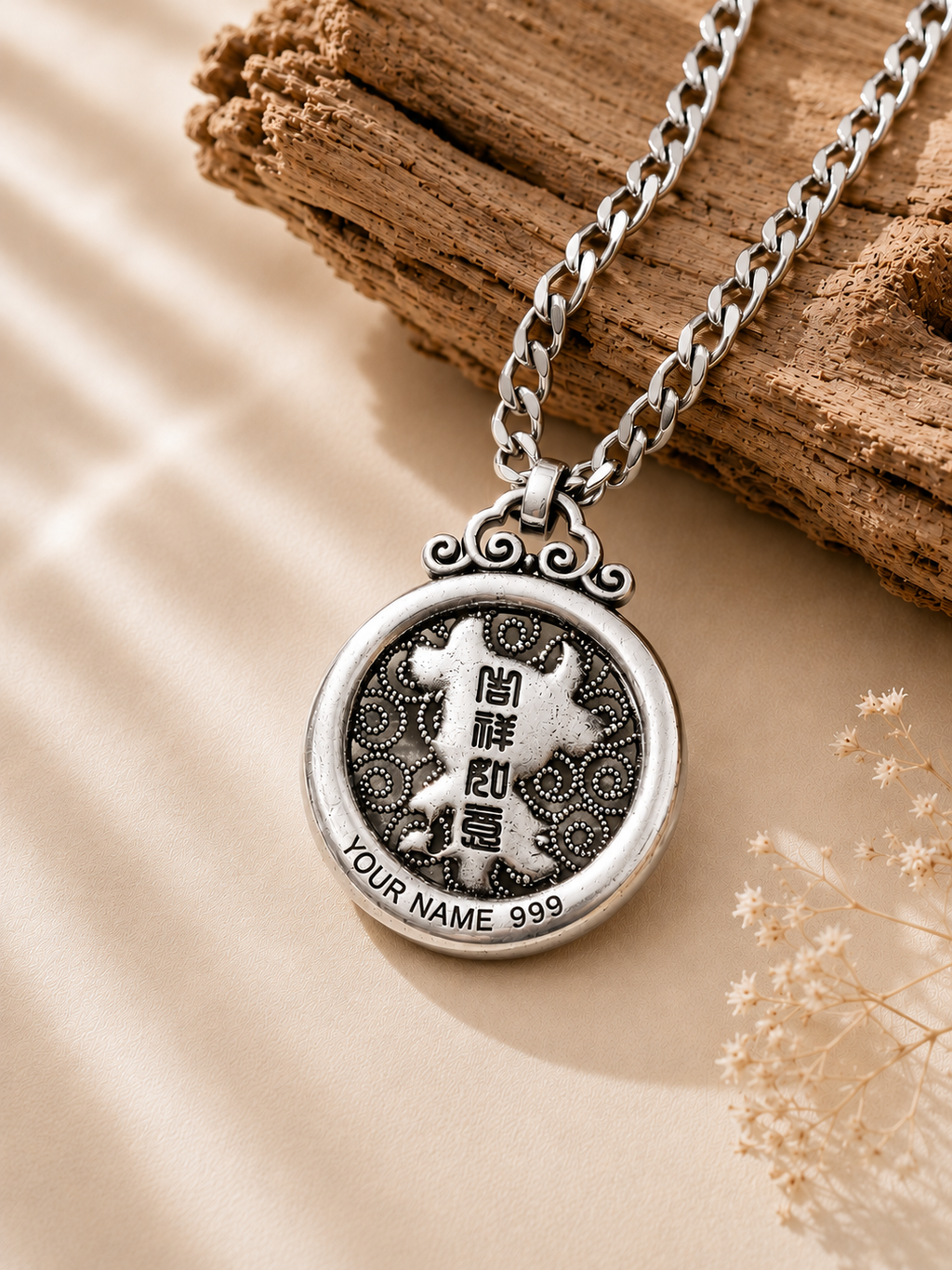 Personalized Chinese Zodiac Silver Necklace ✨-Ox