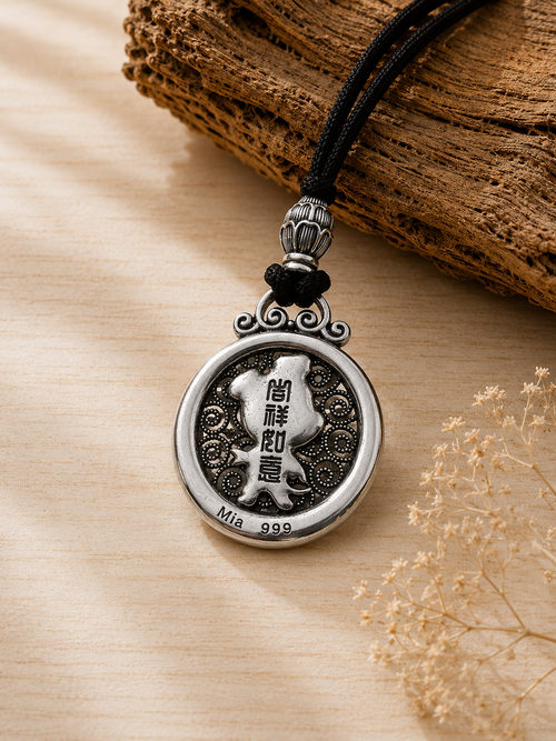 Personalized Chinese Zodiac Silver Necklace     ✨-DOG