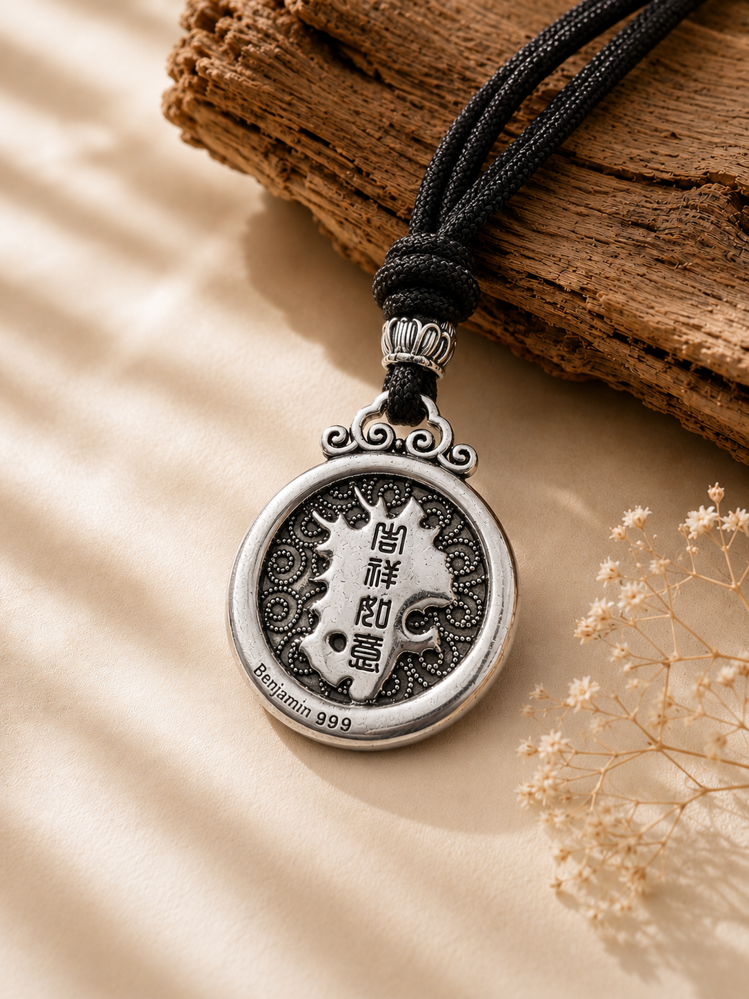 Personalized Chinese Zodiac Silver Necklace ✨-Dragon